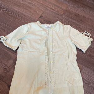 Christopher and banks light green sweater